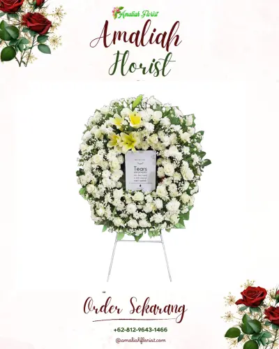 Krans Bunga Duka Cita di Nagrakjaya